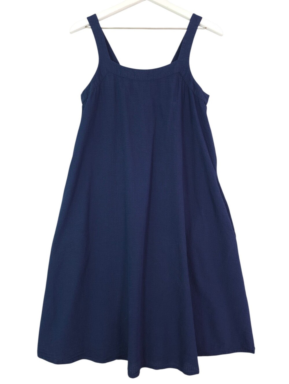 Bridge & Burn Navy Blue Sleeveless A-Line Tank Shift Dress with Pockets